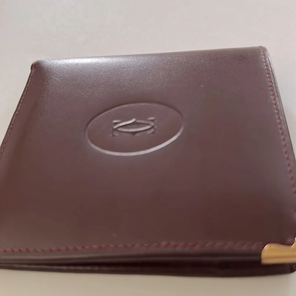 CARTIER || Unisex Bifold Wallet. Sz. OS - Picture 5 of 13